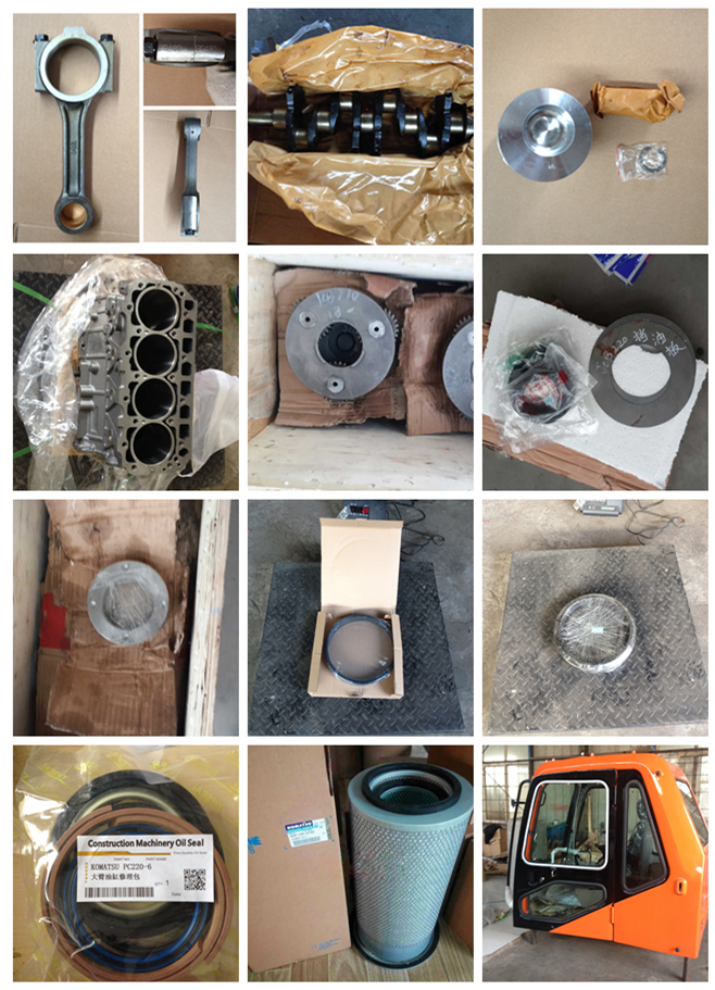 উচ্চ মানের খননকারীর হাইড্রোলিক আর্ম সিলিন্ডার PC200-7 আর্ম বালতি সিলিন্ডার সমাবেশ 707-01-XZ820 707-01-XZ830 PC200-6 8