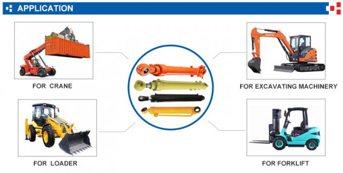 উচ্চ মানের PC220-7 খননকারী হাইড্রোলিক আর্ম সিলিন্ডার 707-13-14550 5