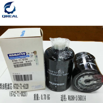 6732716120 6732-71-6120 Fuel Water Separator For WA380-3 / S6D114