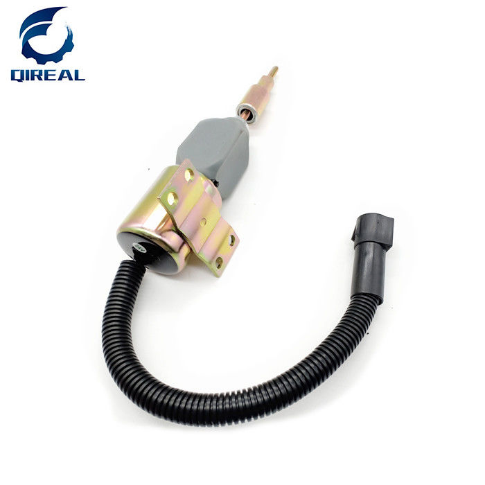 3354943 Excavator Electrical Parts  Engine Fuel Shutoff Valve 12Volt